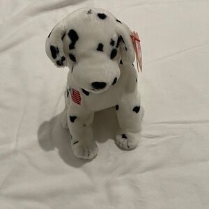 Ty Dalmatian Plush Dog Toy - Black and White